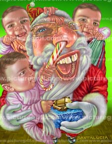 illustrator of christmas greeting cards art